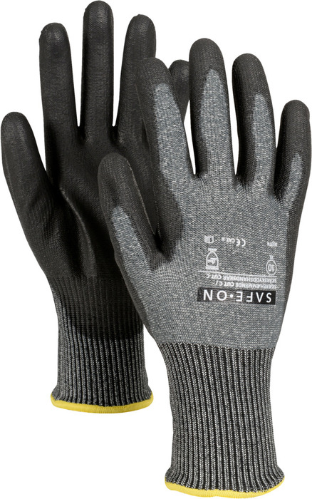 Safe-On Cut C skjærehemmende hansker str. 8.